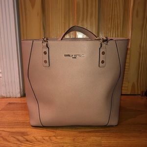 Karl lagerfeld Paris tan purse